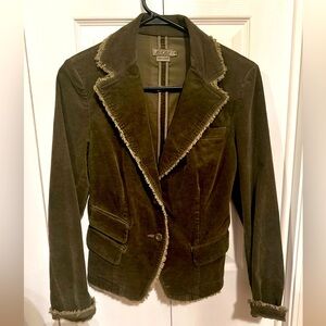 Blazer corduroy military green size M
